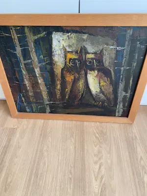 Willem Chabot - Rustende uilen kopen? Bied vanaf 700!