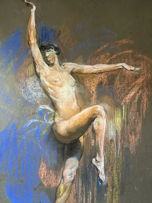 Edmond De Maertelaere - Danseres - gemengde techniek kopen? Bied vanaf 450!