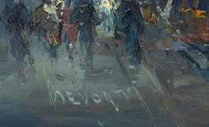 Jan Bevort - Olieverf op doek, Gezicht op Amsterdam - Ingelijst (Groot) kopen? Bied vanaf 200!