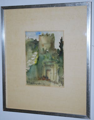 Theo Swagemakers - Taormina Sicilië - aquarel 1969 - met opdracht - incl. catalogus 2003 kopen? Bied vanaf 75!