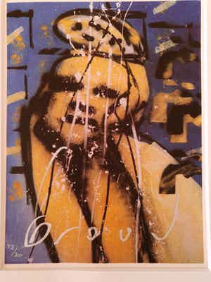 Herman Brood - Douche - gesingeerd - 300 ex. verkocht voor € 1!