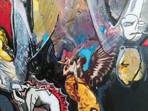 Paul Koning - unicum, originele collage kopen? Bied vanaf 85!