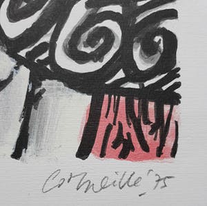 Corneille - Le chien bleu, zeefdruk kopen? Bied vanaf 175!