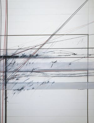 Peter van Drumpt - Gemengde techniek op papier, Zonder titel kopen? Bied vanaf 40!