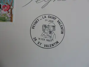 Raymond Peynet - Litho. Titel, Vous avez aime Cherie ? kopen? Bied vanaf 40!