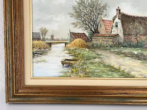 Cor Quax - Hollands rivierlandschap met een boerderij kopen? Bied vanaf 50!