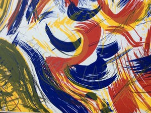 Niet of onleesbaar gesigneerd - Spaans Landschap - lithografie, handgesign. kopen? Bied vanaf 1!