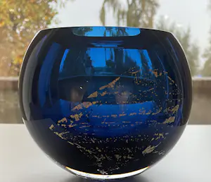 George Broft - Unique glasobject “ BLUE SKY “ van George Broft kopen? Bied vanaf 199!