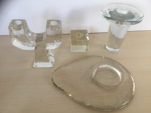 Kosta Boda - en 8 andere Scandinavische glas voorwerpen kopen? Bied vanaf 20!