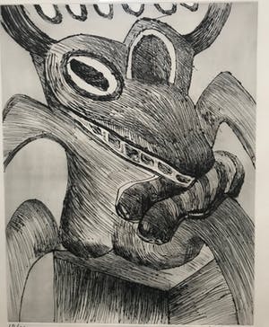 Bengt Lindstrom - la bête / zwart-witte ets kopen? Bied vanaf 245!