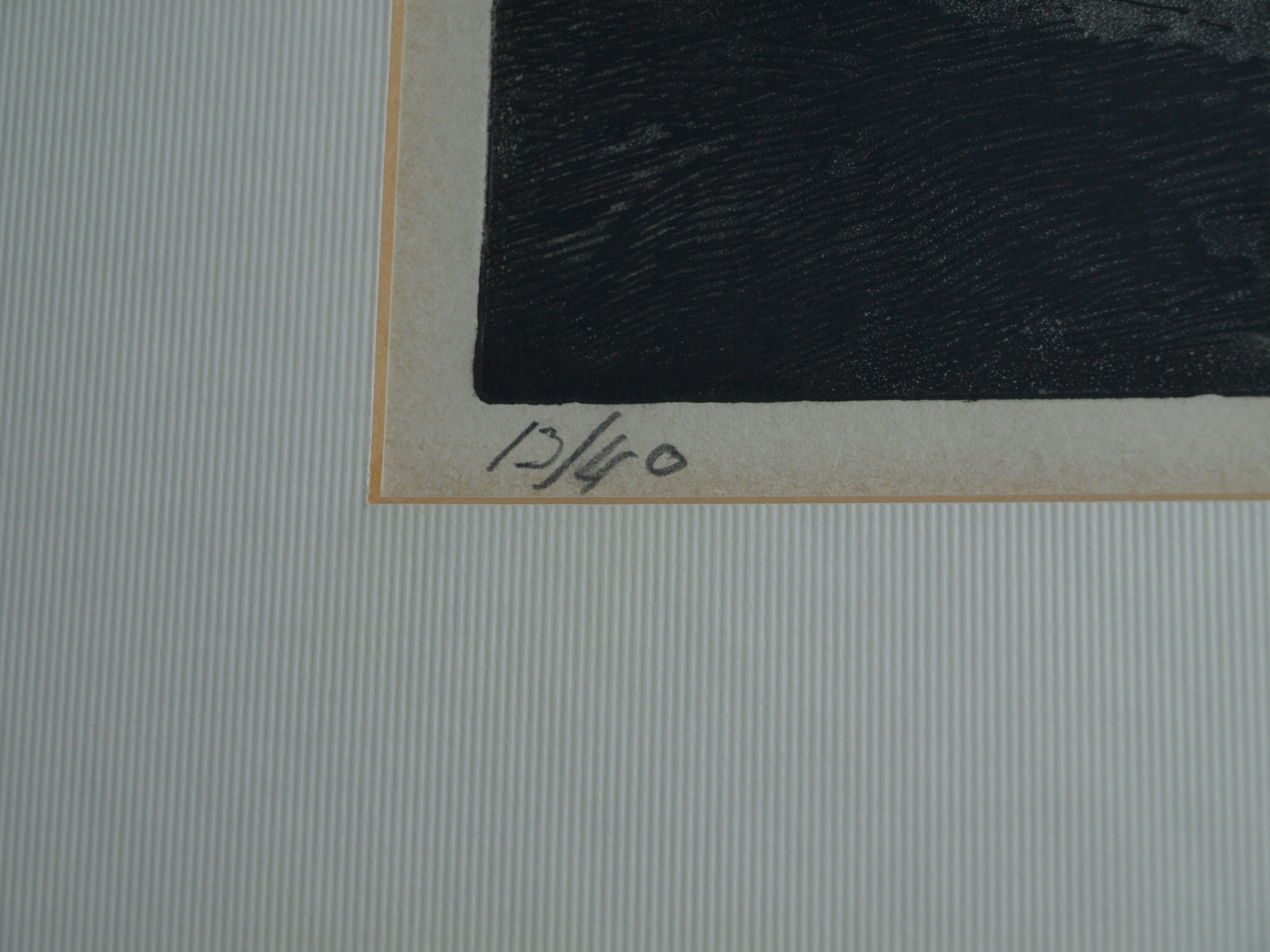 Frans Kohler - Ets , Straatje naar zee in Oostende – gesigneerd & ingelijst – ca 1970 kopen? Bied vanaf 25!