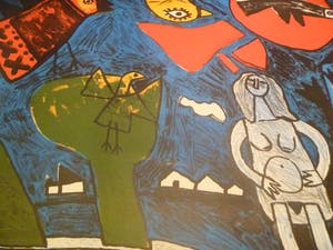 Corneille - laatste kans -zeer mooie zeefdruk in kleine oplage 47/50 kopen? Bied vanaf 230!