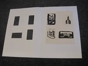 Herman Stammeshaus - VIER (4) unieke Hout/Linosnede's "Amsterdam" - Zeer kleine oplage! kopen? Bied vanaf 43!