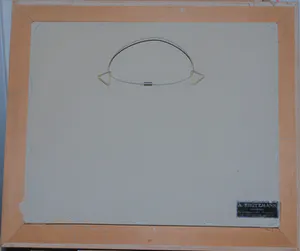 Peter Nyborg - [Denemarken] - abstract werk uit 1988 - mooi ingelijst kopen? Bied vanaf 90!
