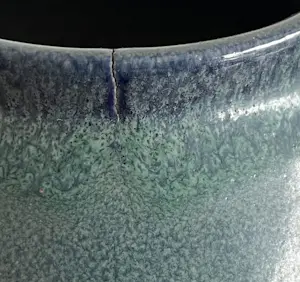 Aardewerkfabriek Katwijk en Klinkenberg Zeist - Groen blauwe art deco vaas model 922 kopen? Bied vanaf 50!