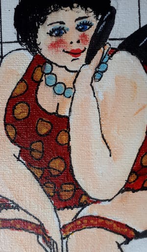 Anke Peddemors - kunst voor in het kleinste kamertje kopen? Bied vanaf 15!