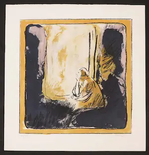 Luis Filcer - Litho, vrouw bij raam kopen? Bied vanaf 1!