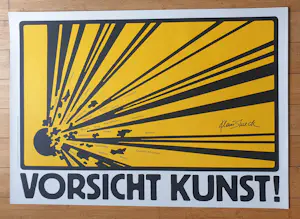 A.R. Penck - 3 x aankondigingsaffiches - 2 x Penck en 1 x Klaus Staeck - 1984, 1976 en 1982 kopen? Bied vanaf 30!