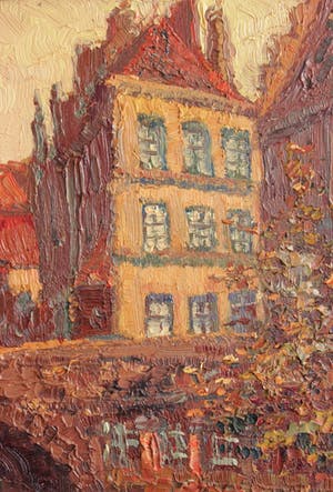 Lucien Frennet - "Le pont Flamand" Brugge kopen? Bied vanaf 150!