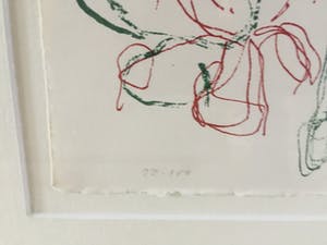 Marc Mulders - "Vallen" - zeefdruk en collage kopen? Bied vanaf 275!