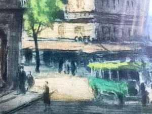 Marcel Julien Baron - Paris - aquatint in lijst kopen? Bied vanaf 79!