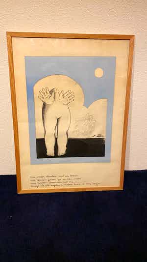 Ans Wortel - "Onze voeten stonden...." verkocht voor € 40!