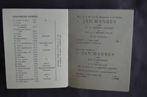 Jan Mankes - KEUZE-TENTOONSTELING JAN MANKES 7 MEI TOT 30 MEI 1927. kopen? Bied vanaf 1000!