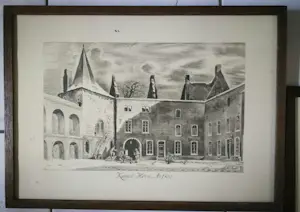 Diverse kunstenaars - 12 diverse ingelijste kunstwerken kopen? Bied vanaf 20!