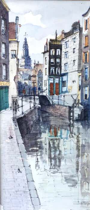 Jan den Hengst - C5231-2, Oudezijds Kolk, Amsterdam verkocht voor € 50!