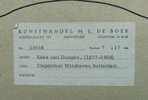 Kees van Dongen - 'Wijhaven' kopen? Bied vanaf 950!