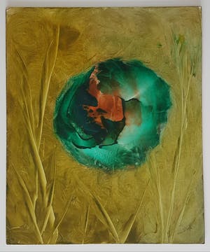 Ans Woldringh - Groot Surealistisch landschap van Ans Woldringh (1926-2006) kopen? Bied vanaf 70!