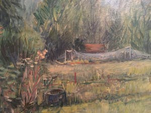 Meinert Volkers - Landschap met kippenren kopen? Bied vanaf 100!