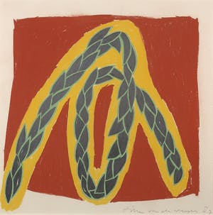 Tine van de Weyer - Pastelkrijt op papier, Zonder titel - Ingelijst kopen? Bied vanaf 1!