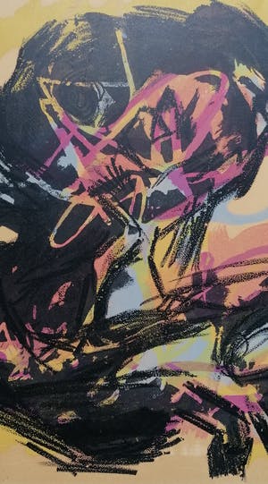 Karel Appel - "Deux Personnages" (196o) kopen? Bied vanaf 1!