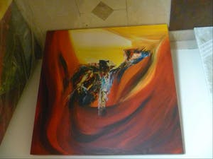 Gena - zeer fraai abstract werk kopen? Bied vanaf 125!