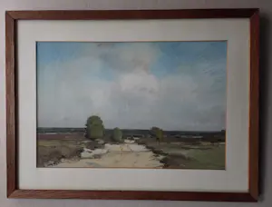 Willem Wenckebach - Landschap. Heide. kopen? Bied vanaf 89!