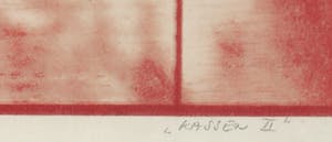 Ernie Marijke Morison - Monotype, Kassen II - Ingelijst kopen? Bied vanaf 1!