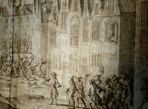 Jan Luyken - Orangen door Dragonders schrikkelyk onthaalt (LAATSTE KANS!) kopen? Bied vanaf 35!