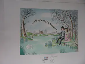 Raymond Peynet - Litho, titel Les pêcheurs kopen? Bied vanaf 40!