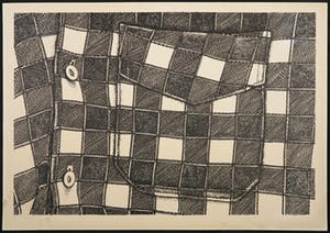 Har Sanders - Zeefdruk, Zwart overhemd kopen? Bied vanaf 1!