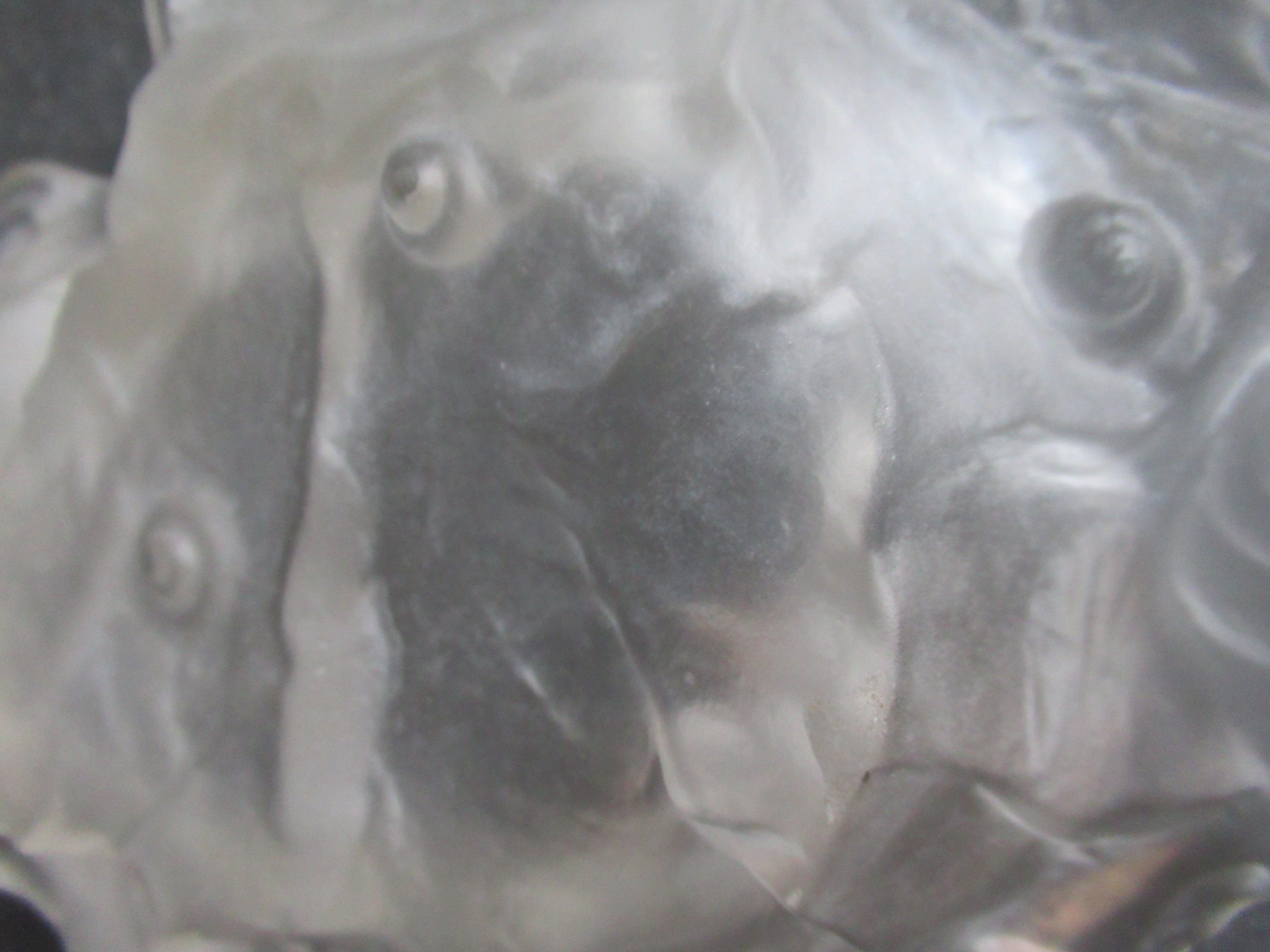 Walther glas - A-symtrische schaal met slak/schelp motieven kopen? Bied vanaf 1!