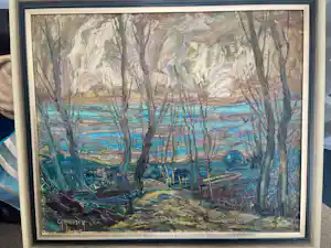 AcheterCharles Hollman - Boslandschap in de winter? Enchérissez de 200!