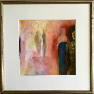Marja Gerritsen - figuren | schilderij met symboliek verkocht voor € 55!