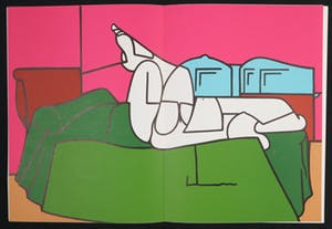 Valerio Adami - Uitgave Derrière le miroir met originele litho's, no. 188 (1970) kopen? Bied vanaf 35!