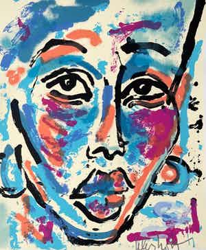 Peter Klashorst - Zeefdruk, Titel, Nema. verkocht voor € 50!