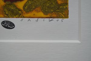 Sadik Kwaish Alfaji - twee etsen - zonder titel kopen? Bied vanaf 30!