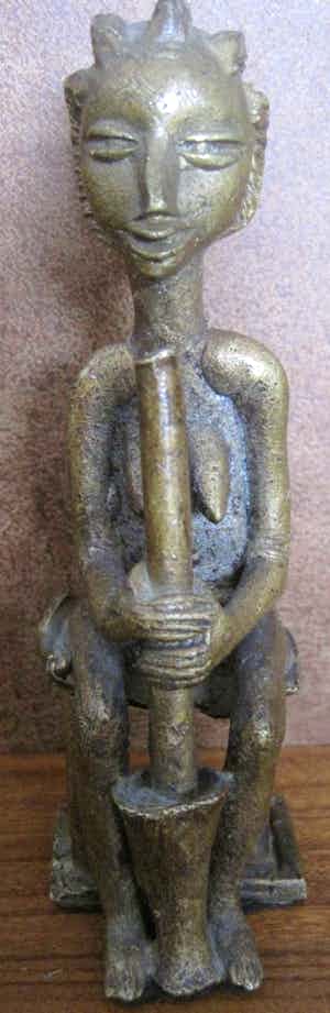 Brons (Onbekend) - Akan goudgewicht verkocht voor € 50!