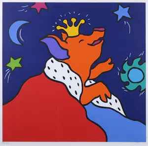 Shunyam - Zeefdruk, My Favourite Star - Ingelijst kopen? Bied vanaf 40!