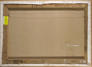 Winfred Dania - Olieverf op doek, Boynay maakt een heilig teken - Ingelijst kopen? Bied vanaf 500!