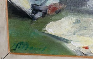 Niet of onleesbaar gesigneerd - Kaartspeler kopen? Bied vanaf 10!